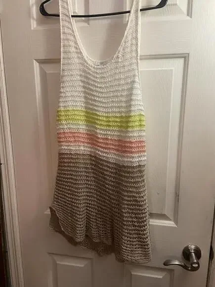 Tavik Summer Throw Over Knitted Dress Multicolor Size S - Picture 2 of 6